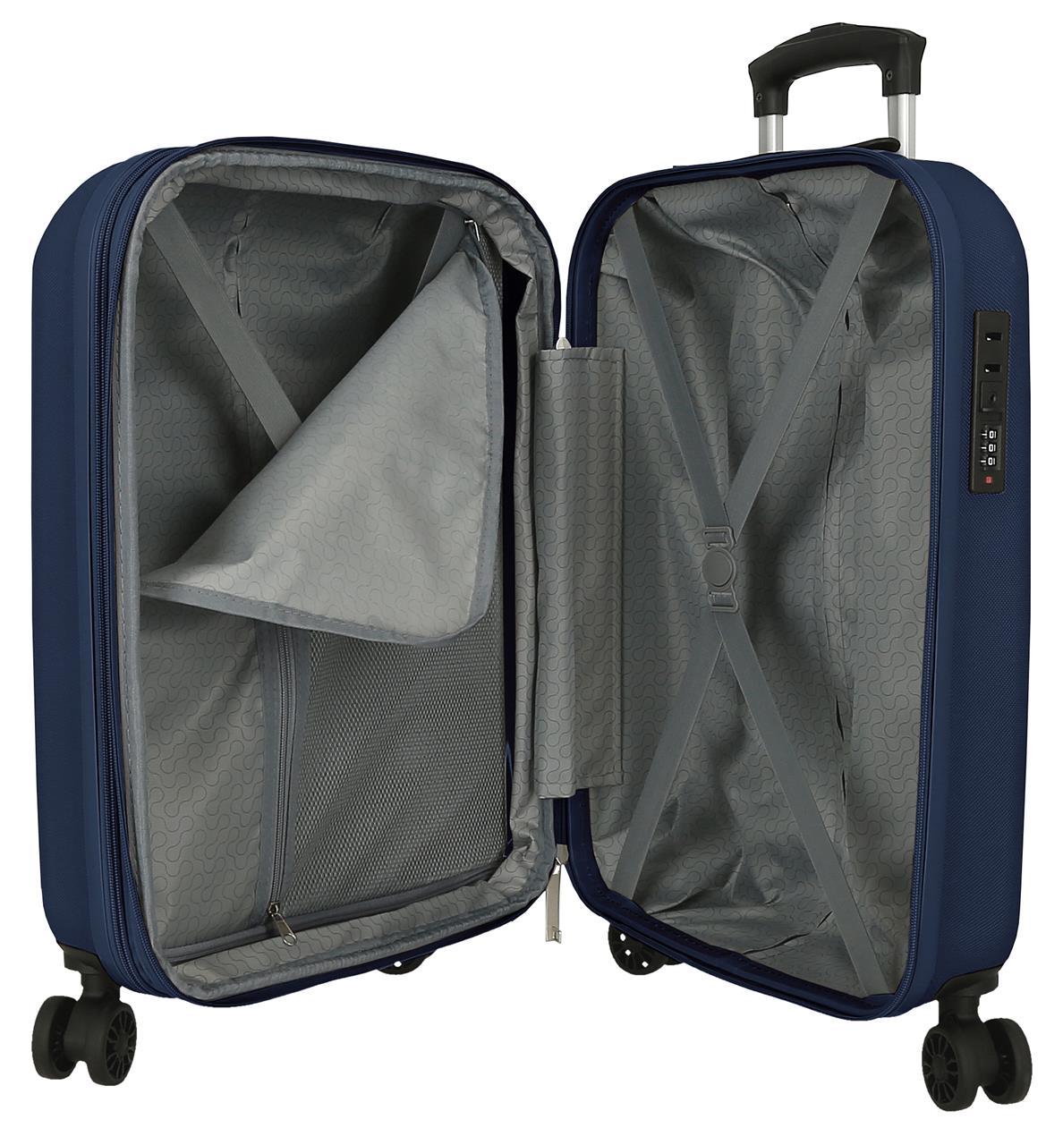 5428623 TROLLEY ABS 55CM. C/EXP. 4R. RR MENORCA MARINO