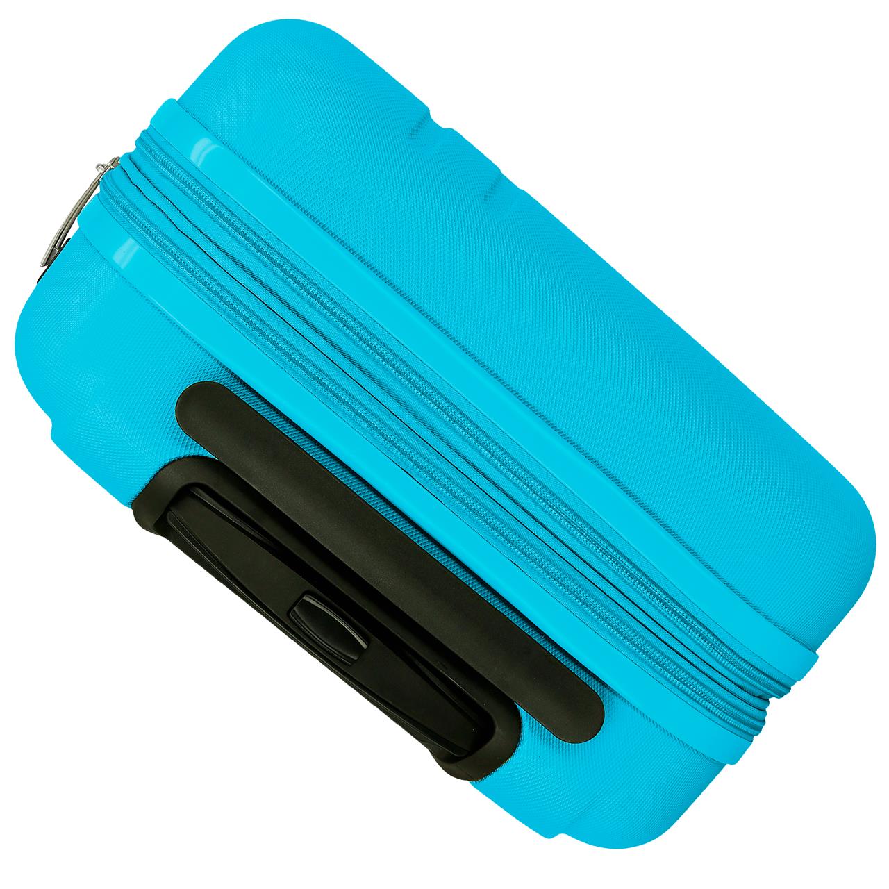 5428624 TROLLEY ABS 55CM. C/EXP. 4R. RR MENORCA TURQUOISE