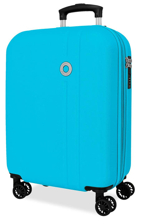 5428624 TROLLEY ABS 55CM. C/EXP. 4R. RR MENORCA TURQUOISE