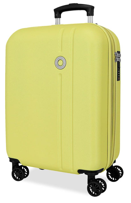 5428626 TROLLEY ABS 55CM. C/EXP. 4R. RR MENORCA AMARILLO