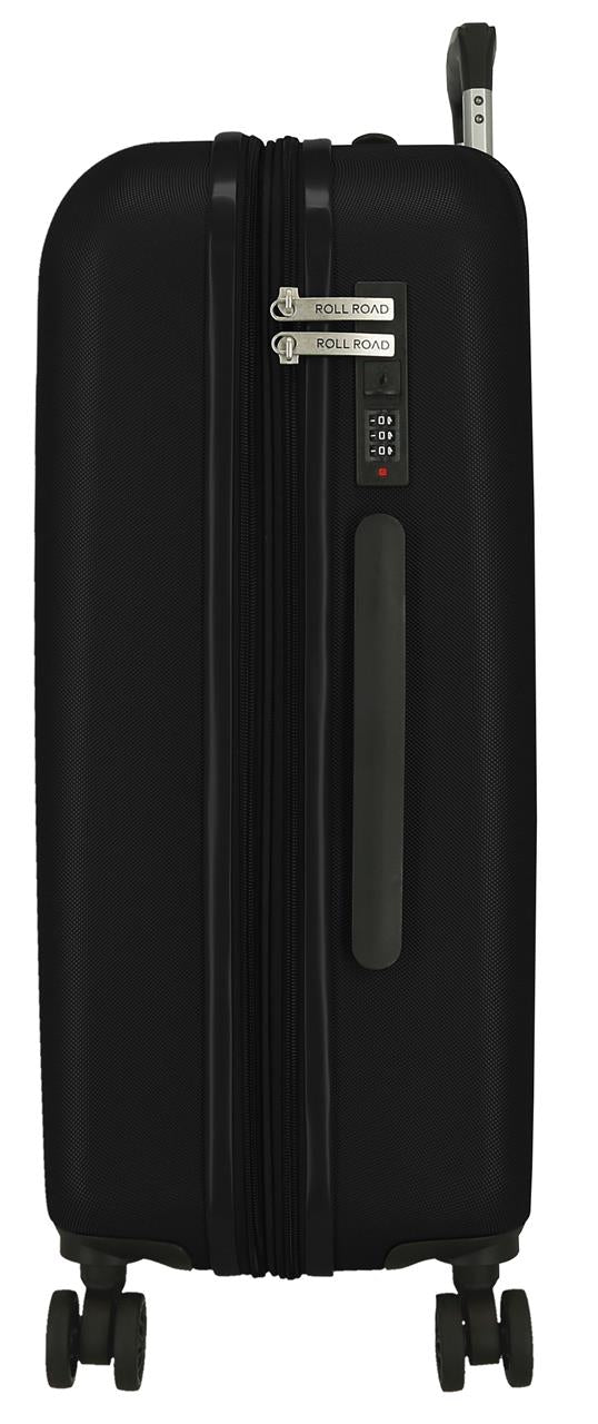 5428821 TROLLEY ABS 65CM. C/EXP. 4R. RR MENORCA BLACK