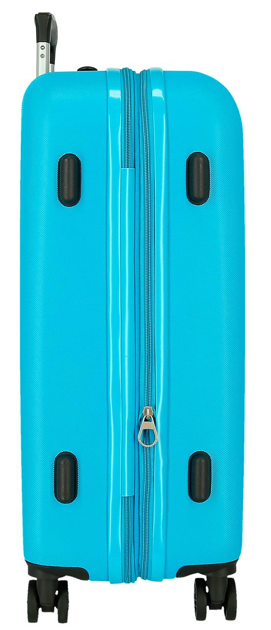 5428824 TROLLEY ABS 65CM. C/EXP. 4R. RR MENORCA TURQUESA