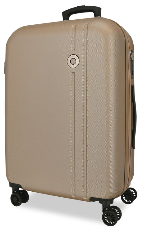 5428825 TROLLEY ABS 65CM. C/EXP. 4R. RR MENORCA CHAMPAGNE