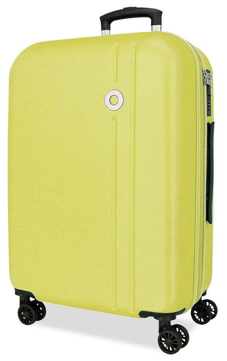 5428826 TROLLEY ABS 65CM. C/EXP. 4R. RR MENORCA AMARILLO