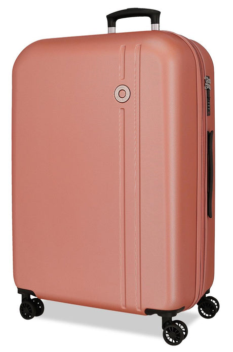 5428827 TROLLEY ABS 65CM. C/EXP. 4R. RR MENORCA NUDE