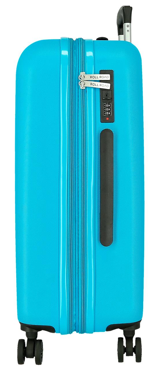 5429324 TROLLEY ABS 75CM. C/EXP. 4R. RR MENORCA TURQUESA