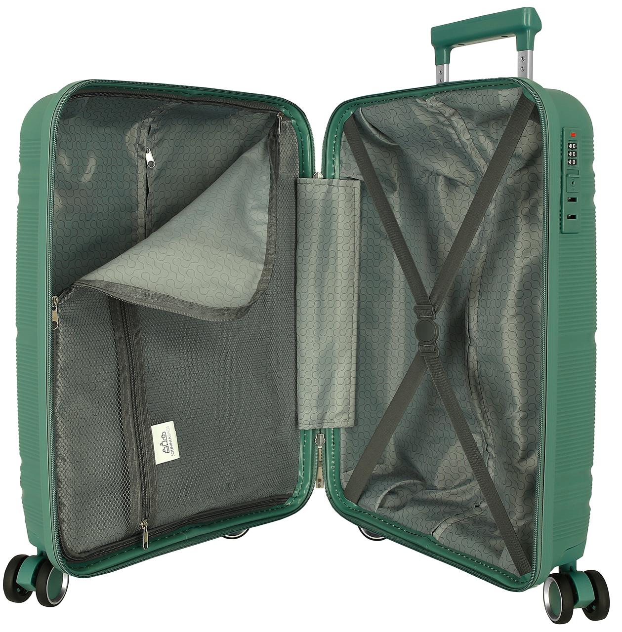 5479123 TROLLEY PP 55CM. 4R. RR WSZECHŚWIAT ZIELONY