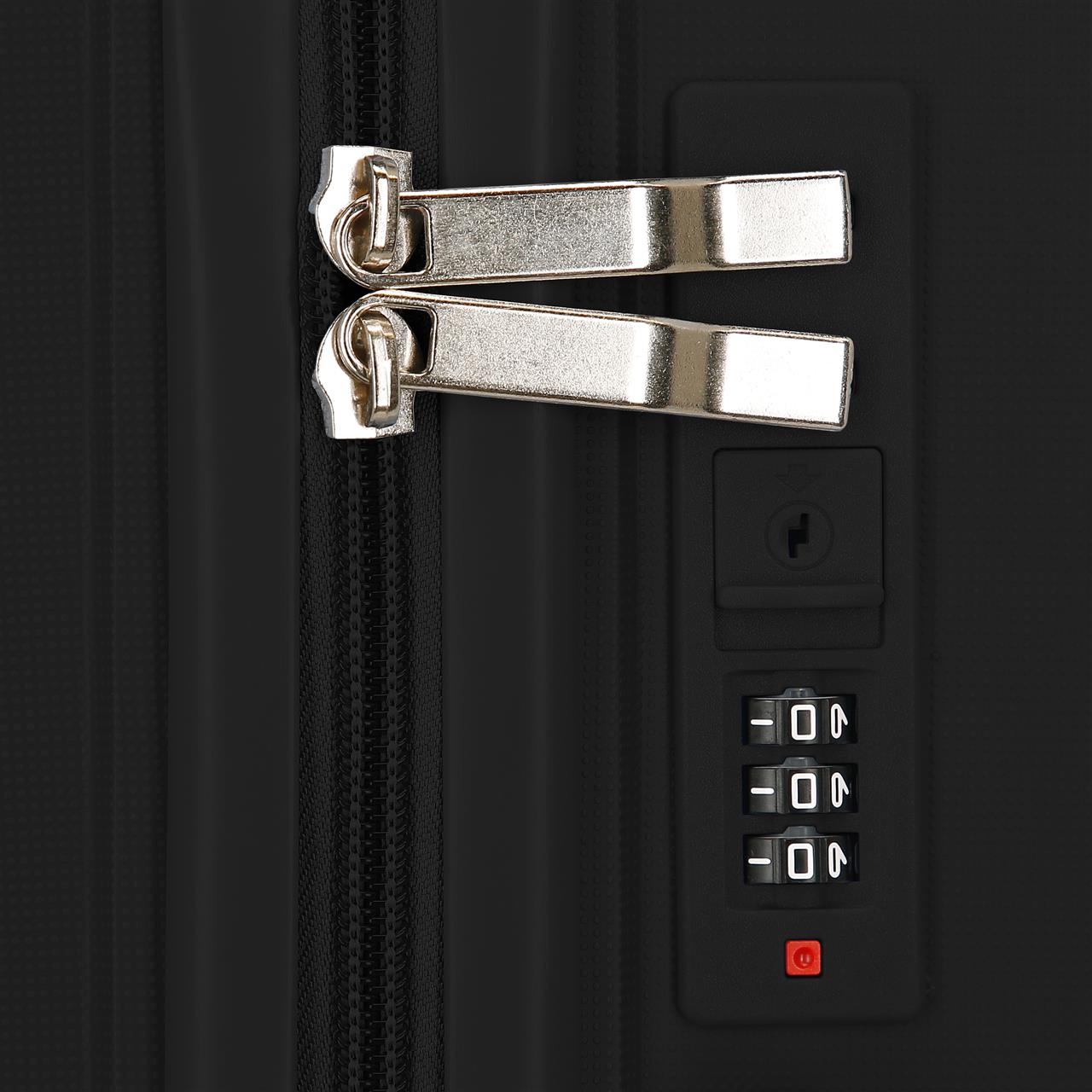 5499321 TROLLEY PP 75CM. 4R. RR BAAN ZWART