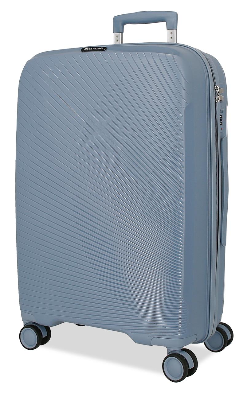 5499322 TROLLEY PP 75CM. 4R. RR BAAN LICHTBLAUW