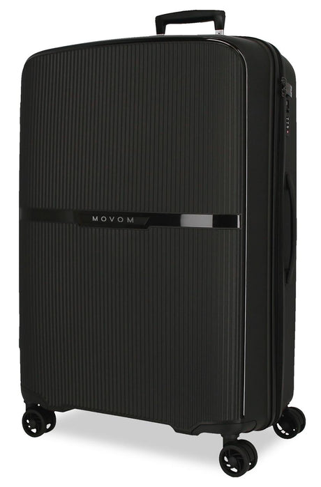 5518821 TROLLEY PP. 66CM. C/EXP. 4R. MOVOM MOON NEGRO