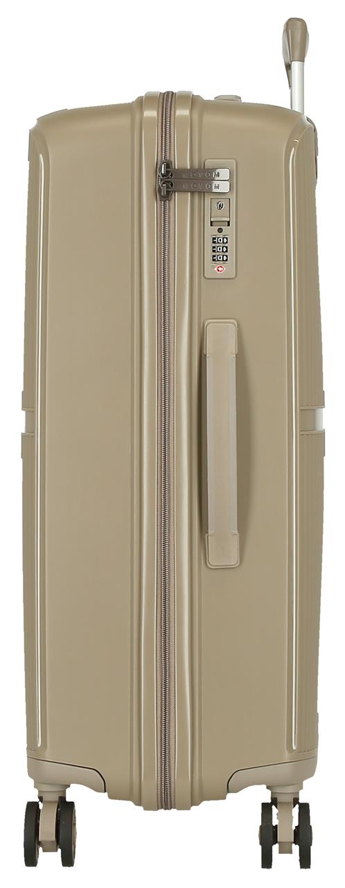 5519425 SET/3 TROLLEY PP. 56-66-76cm. 4R. MOVOM KUU TAUPE