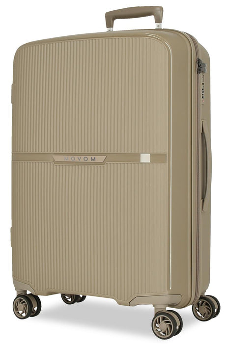 5518725 TROLLEY PP. 76CM. C/EXP. 4R. MOVOM MOON TAUPE