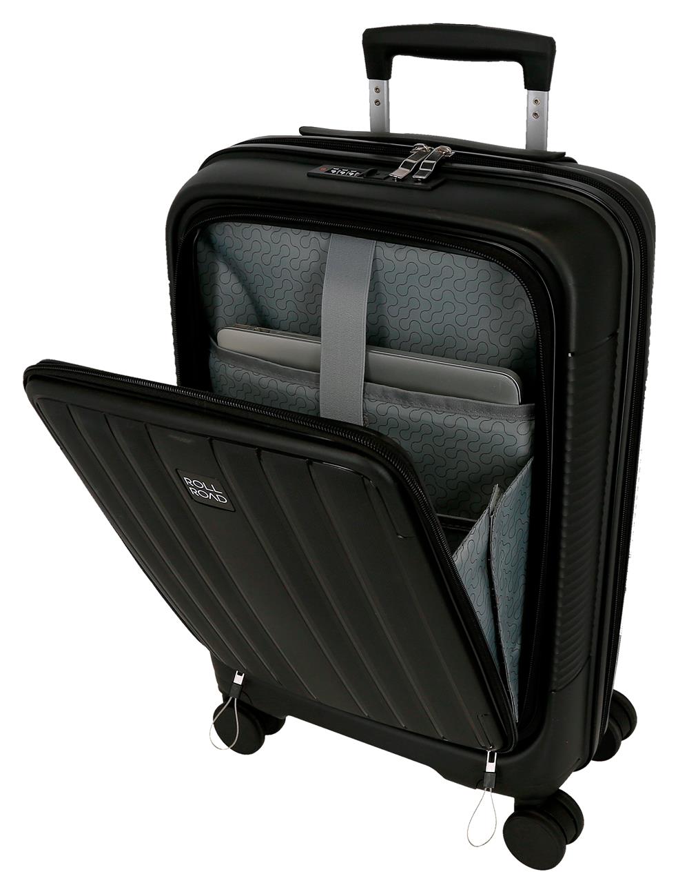 5531221 TROLLEY PP C/BOLS. 55CM. 4R. RR ACADIA SCHWARZ