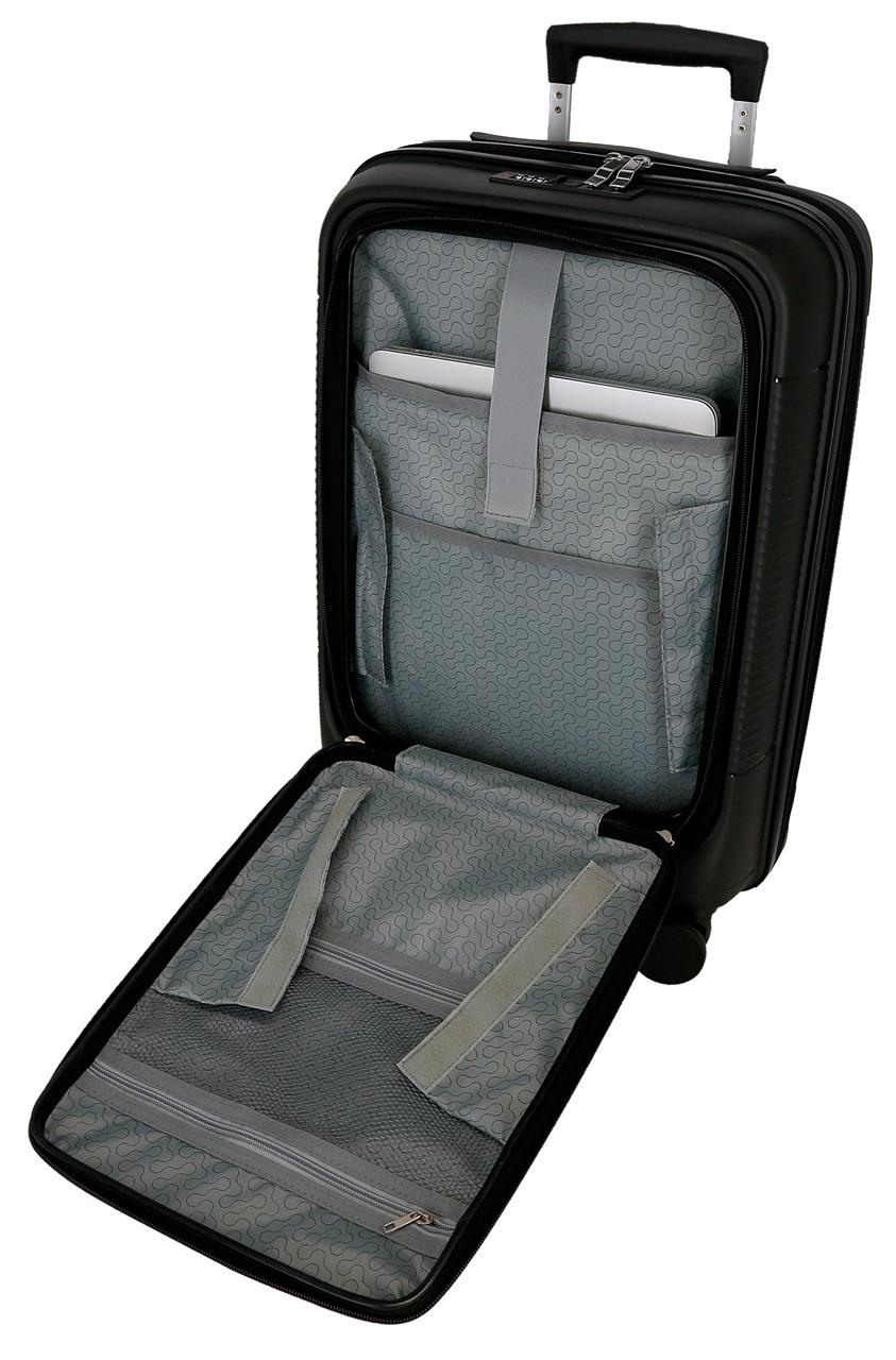 5531221 TROLLEY PP C/BOLS. 55CM. 4R. RR ACADIA SCHWARZ