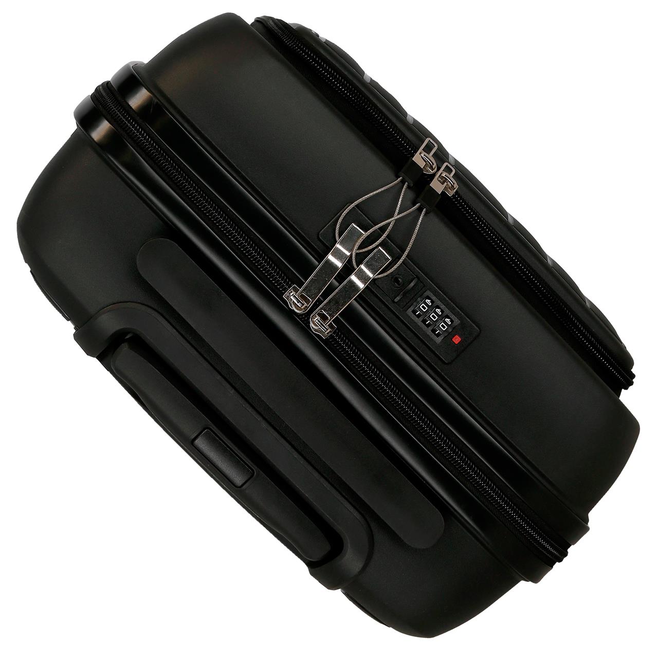 5531221 TROLLEY PP C/BOLS. 55CM. 4R. RR ACADIA SCHWARZ