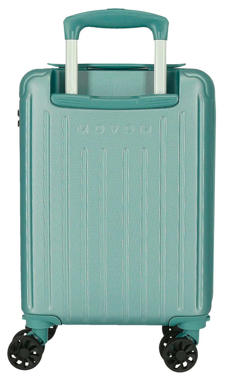 mikan 5556323 TROLLEY ABS 40CM. 4R. EXTRAIBLES. MOVOM TIMBER TURQU