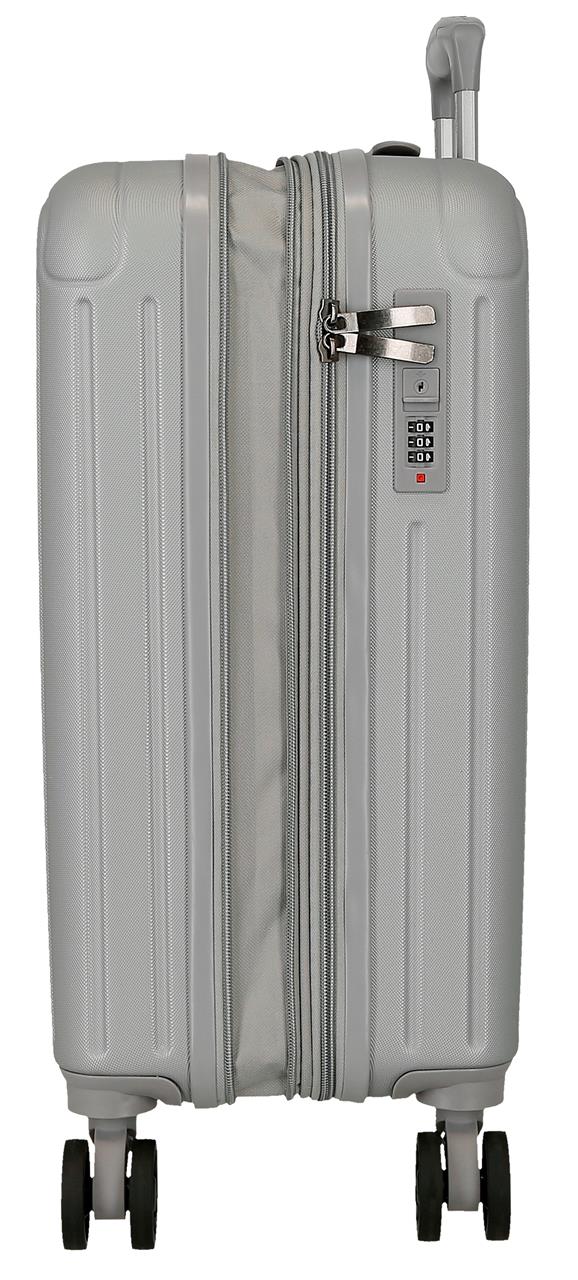 5558622 TROLLEY ABS 55CM. C/EXP. 4R. MOVOM SILBERNES HOLZ