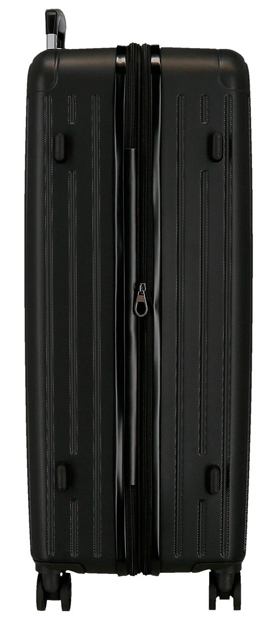 5559320 TROLLEY ABS 78CM. C/EXP. 4R. MOVOM BOIS NOIR