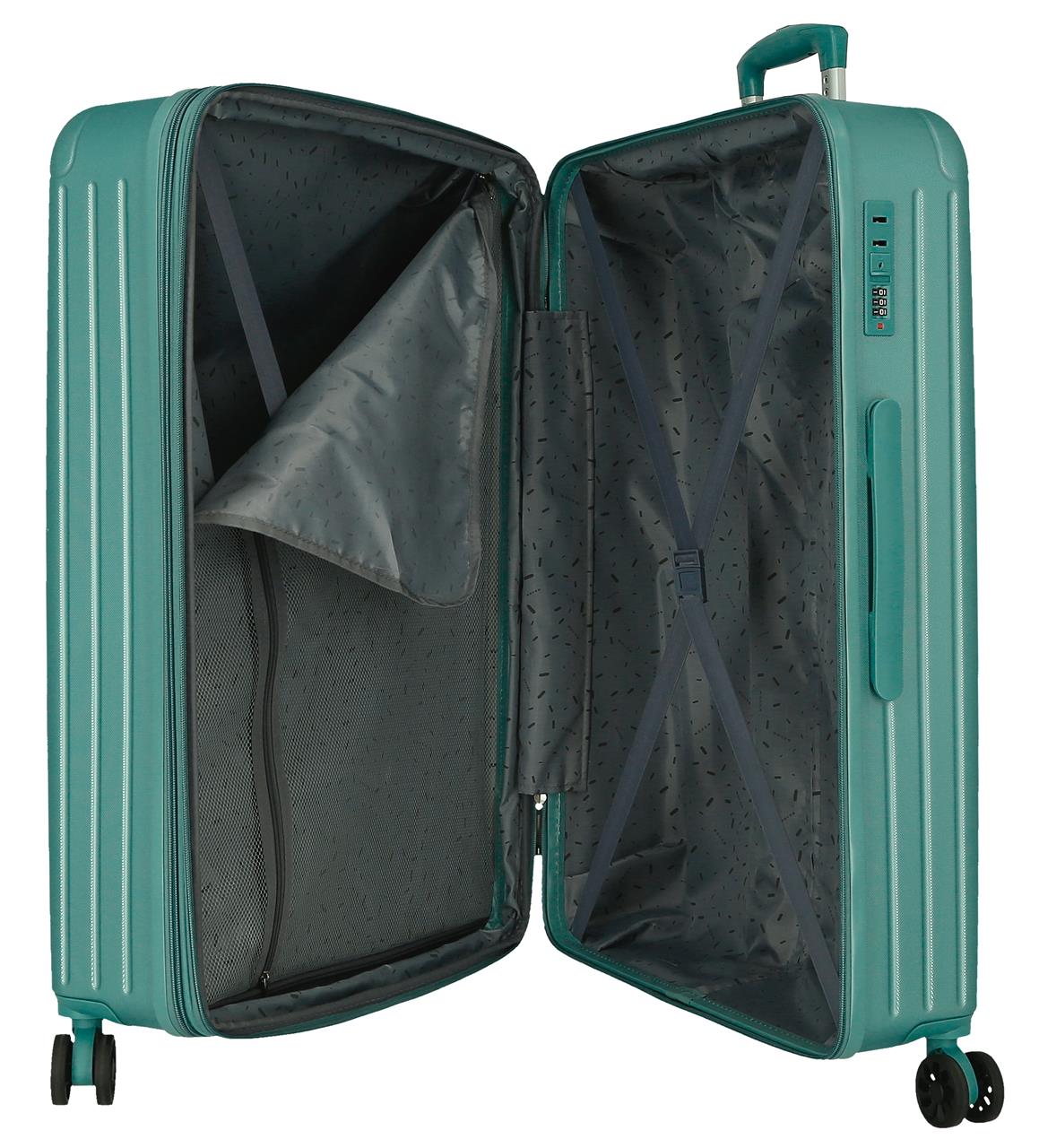 5558423 SET/3 TROLLEY ABS 55-68-78CM. C/EXP. 4R. HOLZTURQ