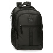 Computer holder backpack Pepe Jeans Hoxton three black compartments