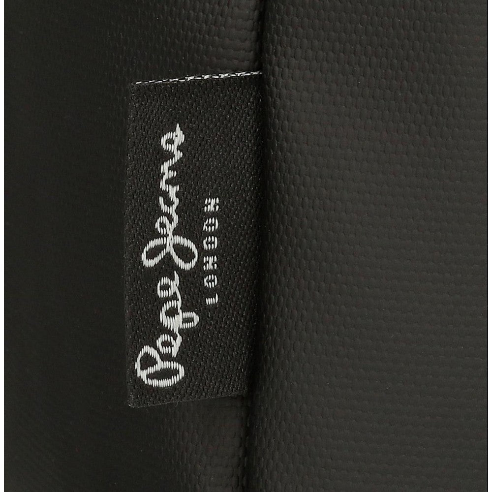 Tietokoneen pidike reppu Pepe Jeans Hoxton kolme mustaa osastoa