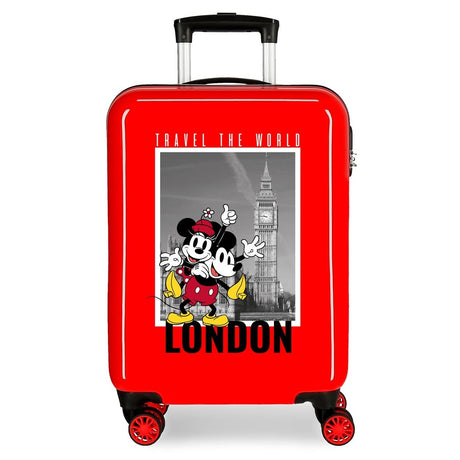 Cabin suitcase Rigid MICKEY Y MINNIE LONDRES 55 CM