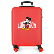 Cabin suitcase Rigid DISNEY TRIP TO LONDON 55 CM RED