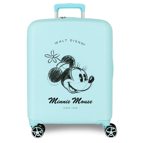 Mala de cabine rígido Disney MINNIE YOU ARE MAGIC 55cm Turquesa