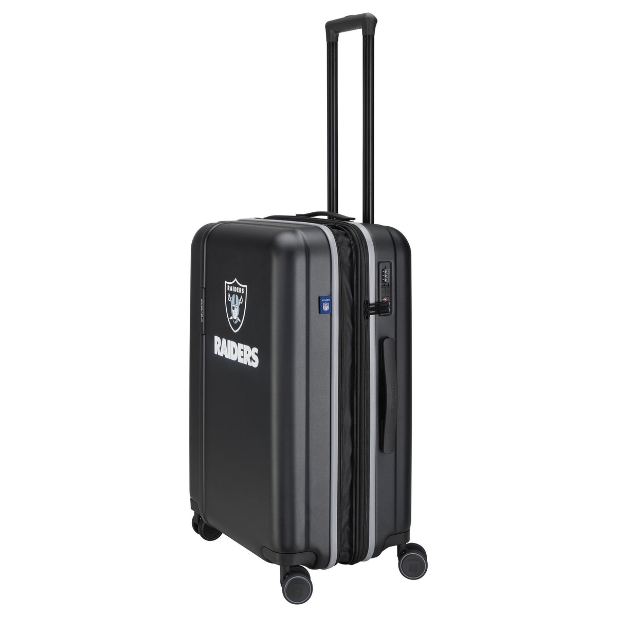 Travelite Nfl Medium Suitcase Extensible 67Cm Las Vegas Raiders