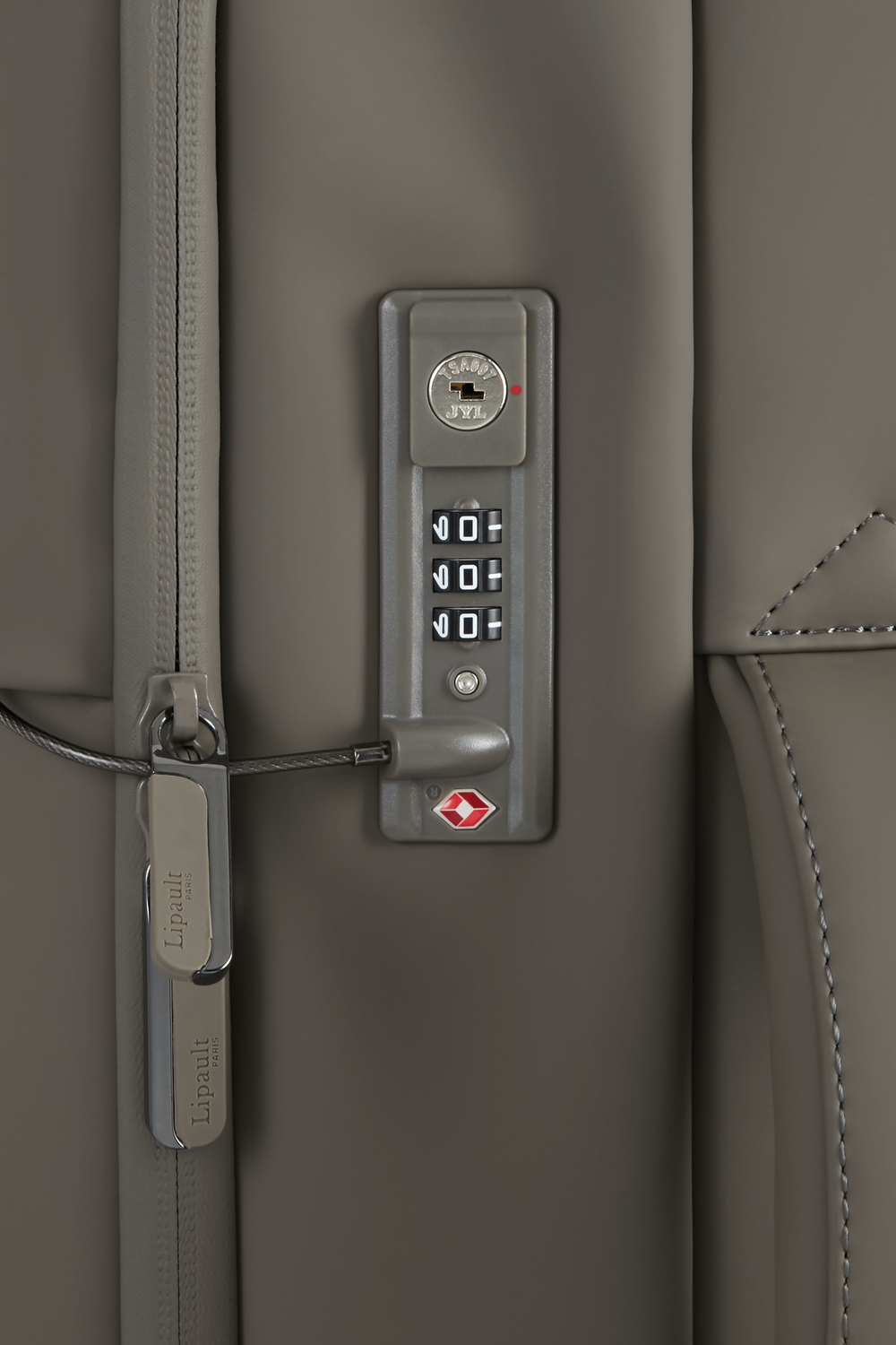 LIPAULT valise moyenne 63cm LOST IN BERLIN -Pierre de frêne