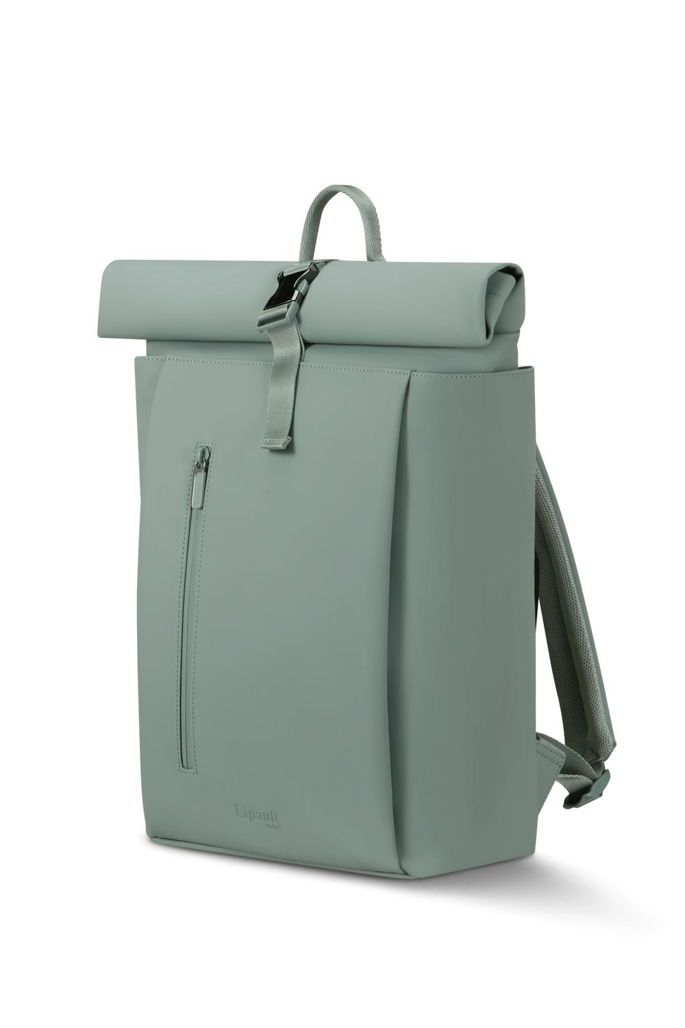 LIPAULT reppu rolltop 15,6" LOST IN BERLIN - Joogavihreä