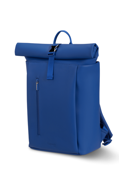 LIPAULT mochila rolltop 15,6" LOST IN BERLIN - Blue me away
