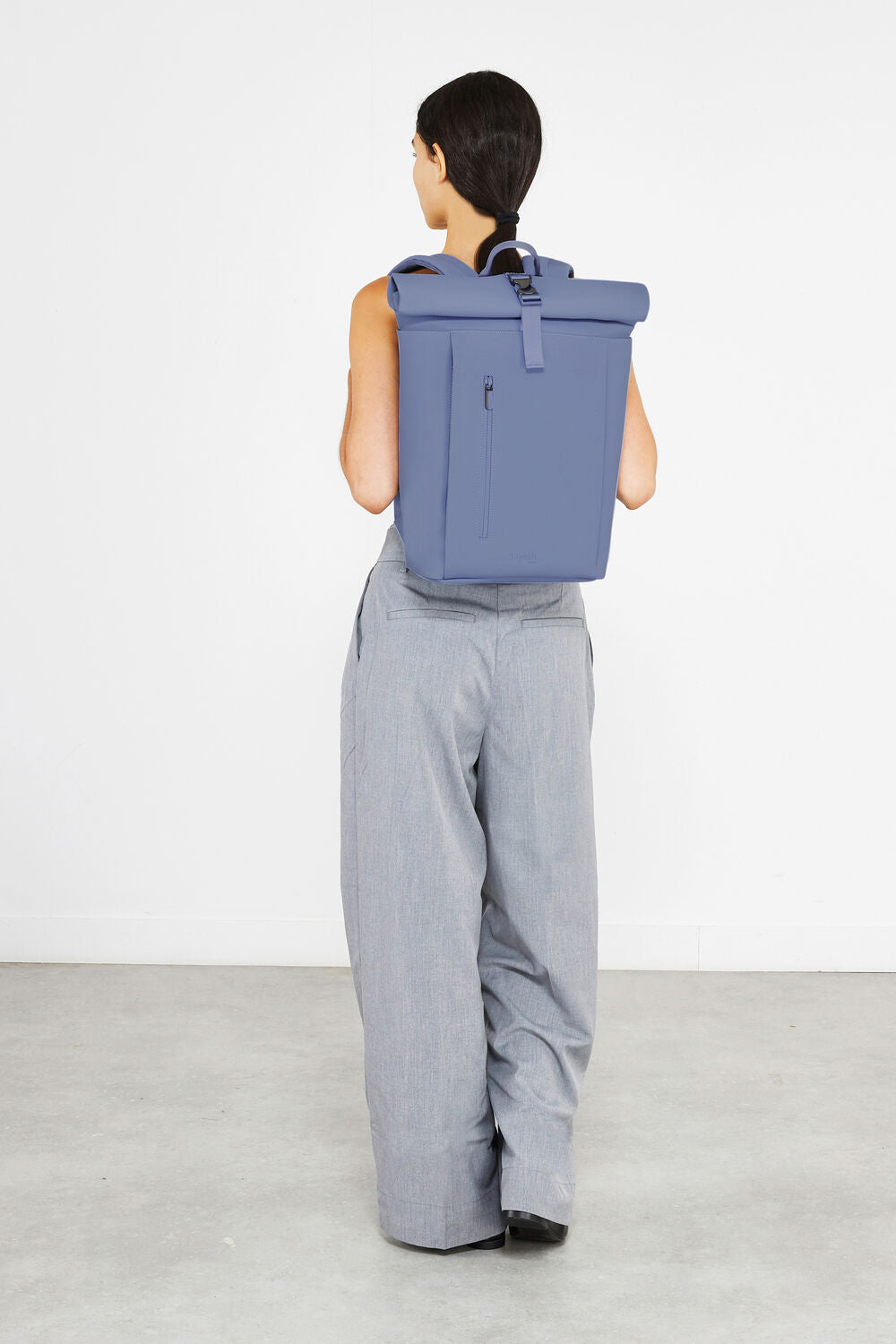 LIPAULT plecak rolltop 15,6" LOST IN BERLIN - Miejski liliowy