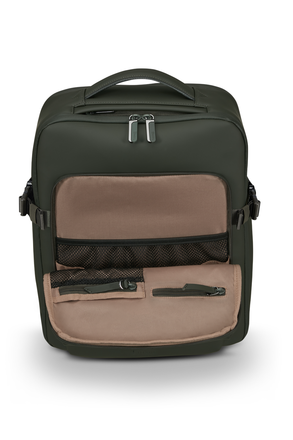 LIPAULT pro 16" rygsæk LOST IN BERLIN - Mørkt mos