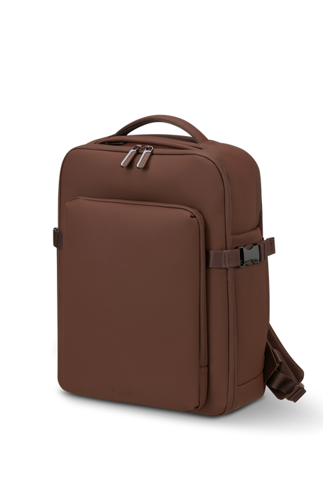 LIPAULT 16" Profi-Rucksack LOST IN BERLIN - Gewürzter Mokka