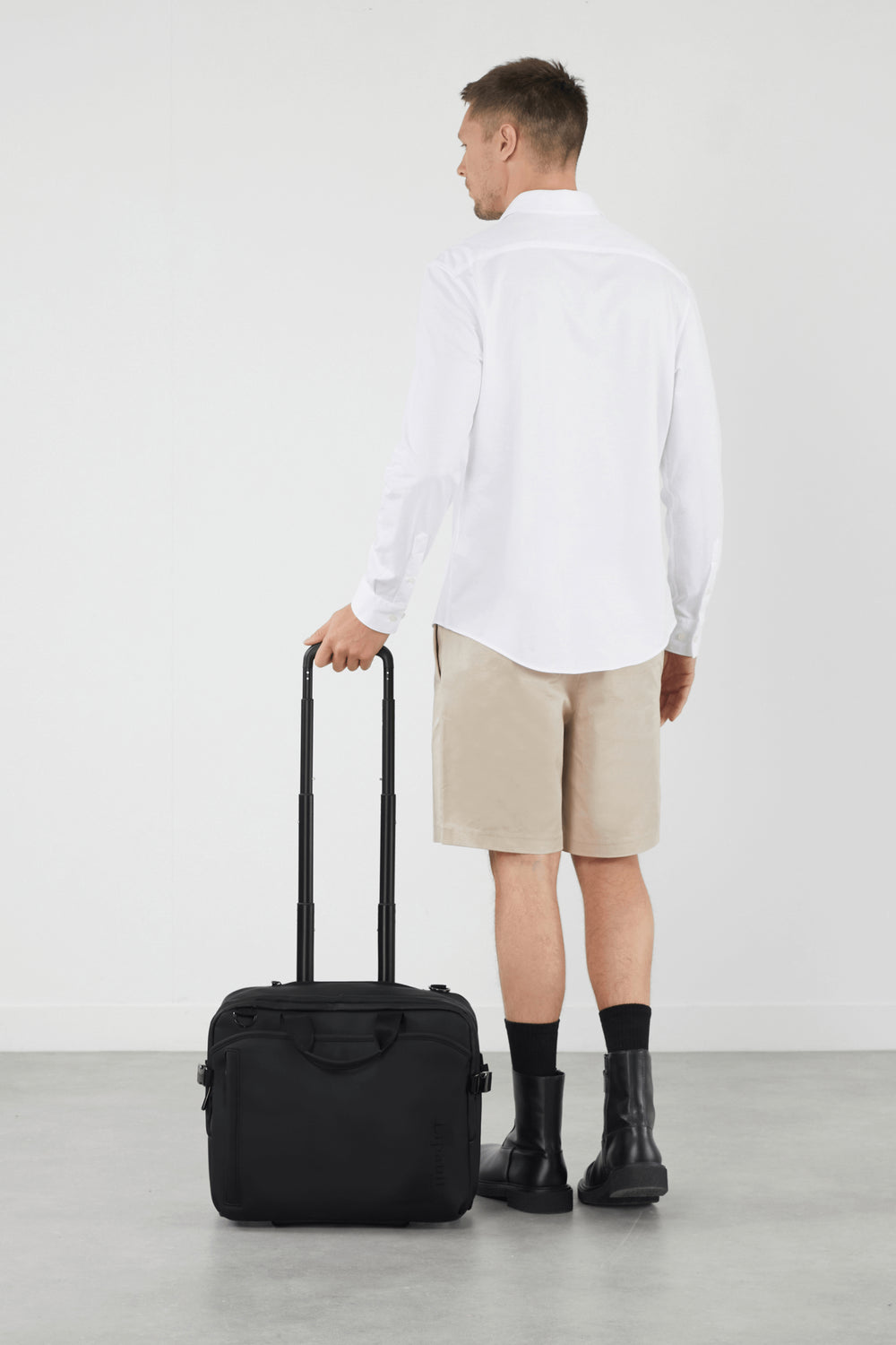 LIPAULT rolling tote 16" LOST IN BERLIN - Black