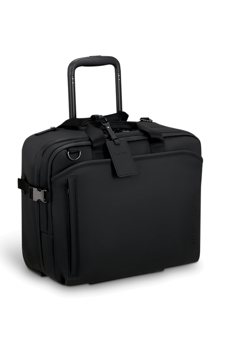 LIPAULT rolling tote 16" LOST IN BERLIN - Black