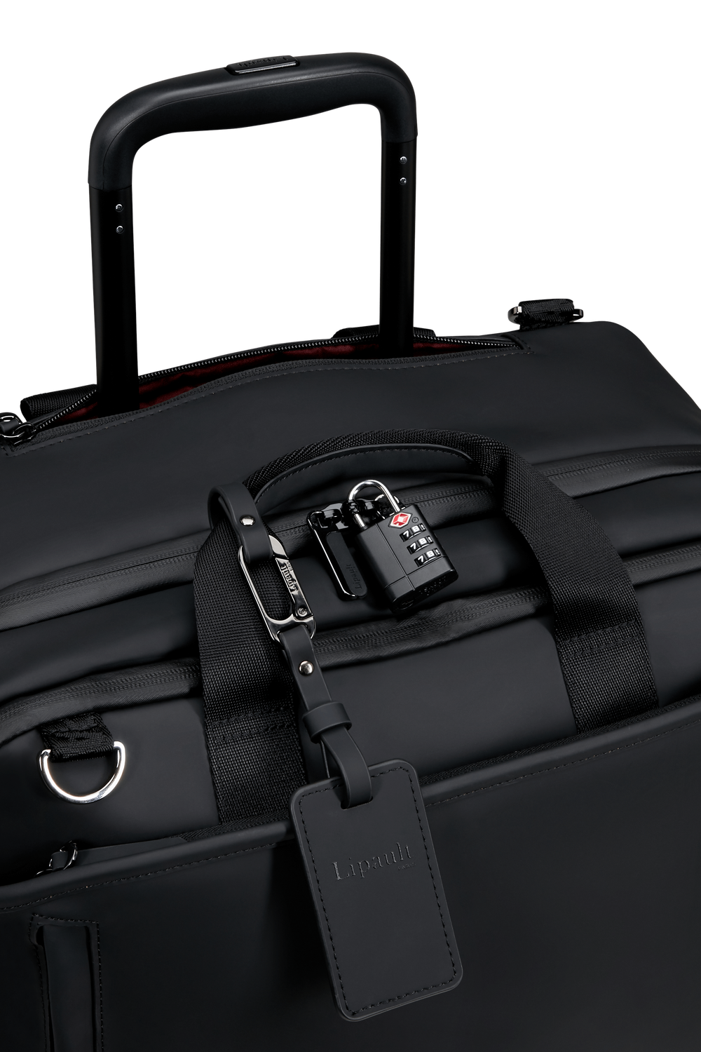 LIPAULT rolling tote 16" LOST IN BERLIN - Black