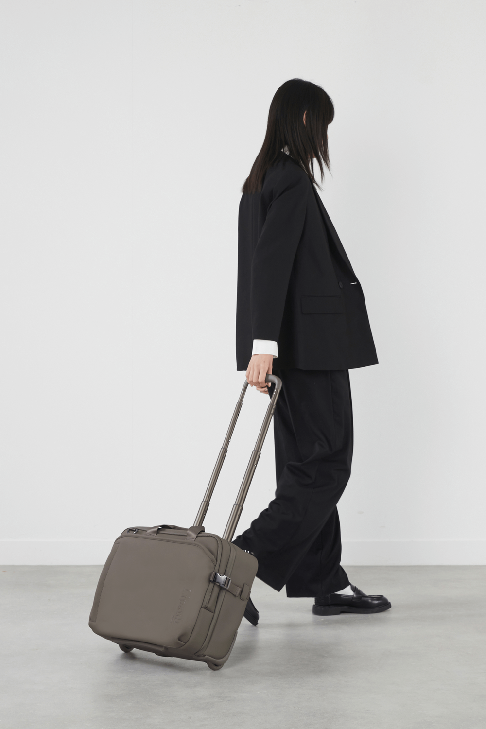 LIPAULT rolling tote 16" LOST IN BERLIN - Black