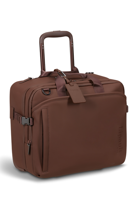 LIPAULT rolling tote 16" LOST IN BERLIN - Spiced moca