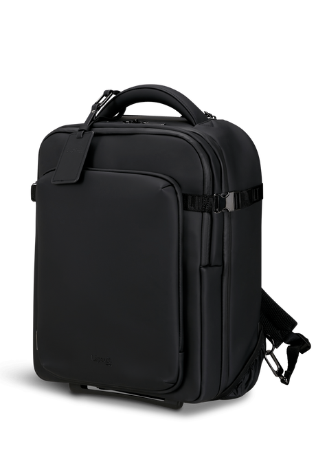 LIPAULT sac à dos pro à roulettes 16" LOST IN BERLIN - Black