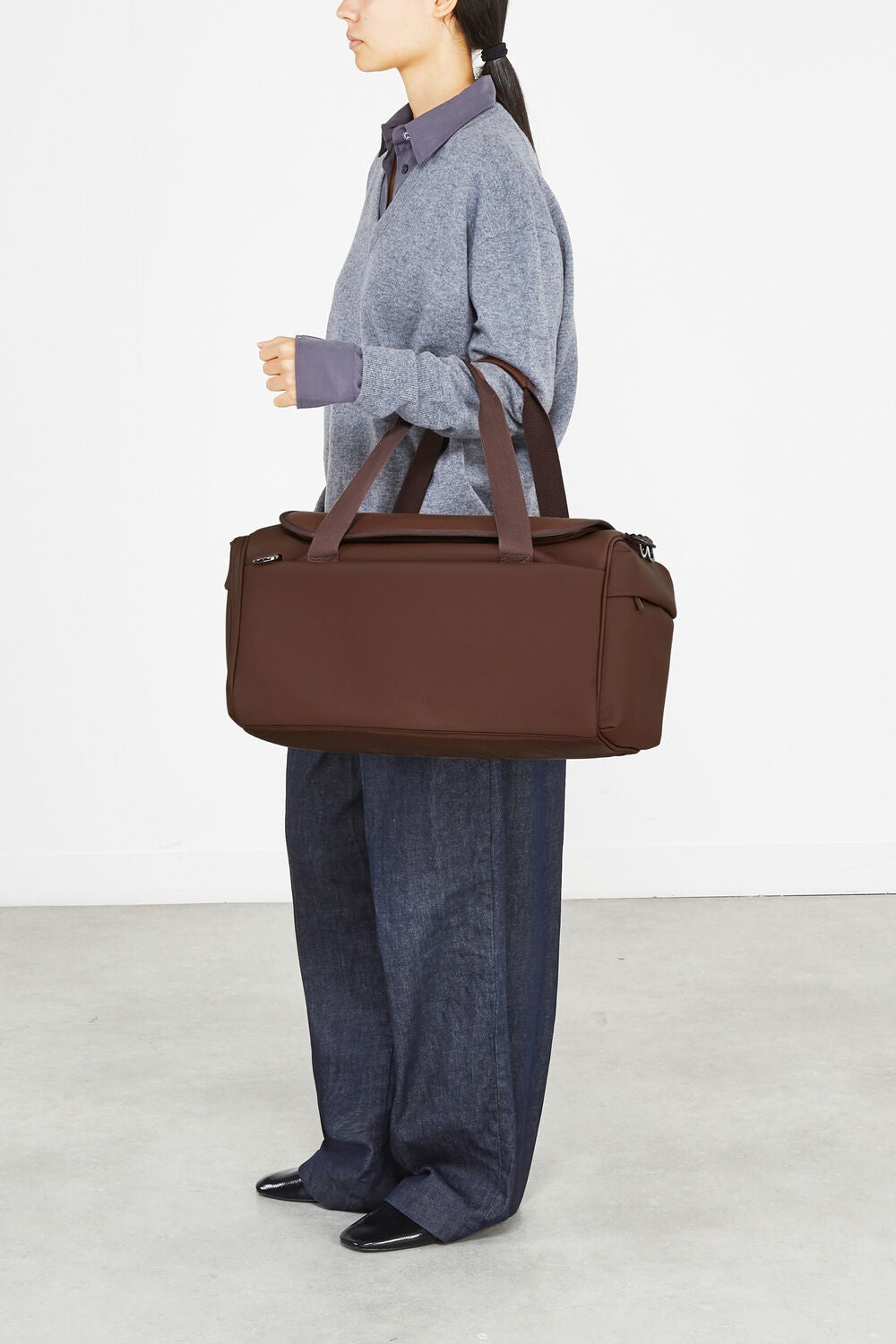 LIPAULT bolsa voyage de 48h LOST IN BERLIN - Moka épicé
