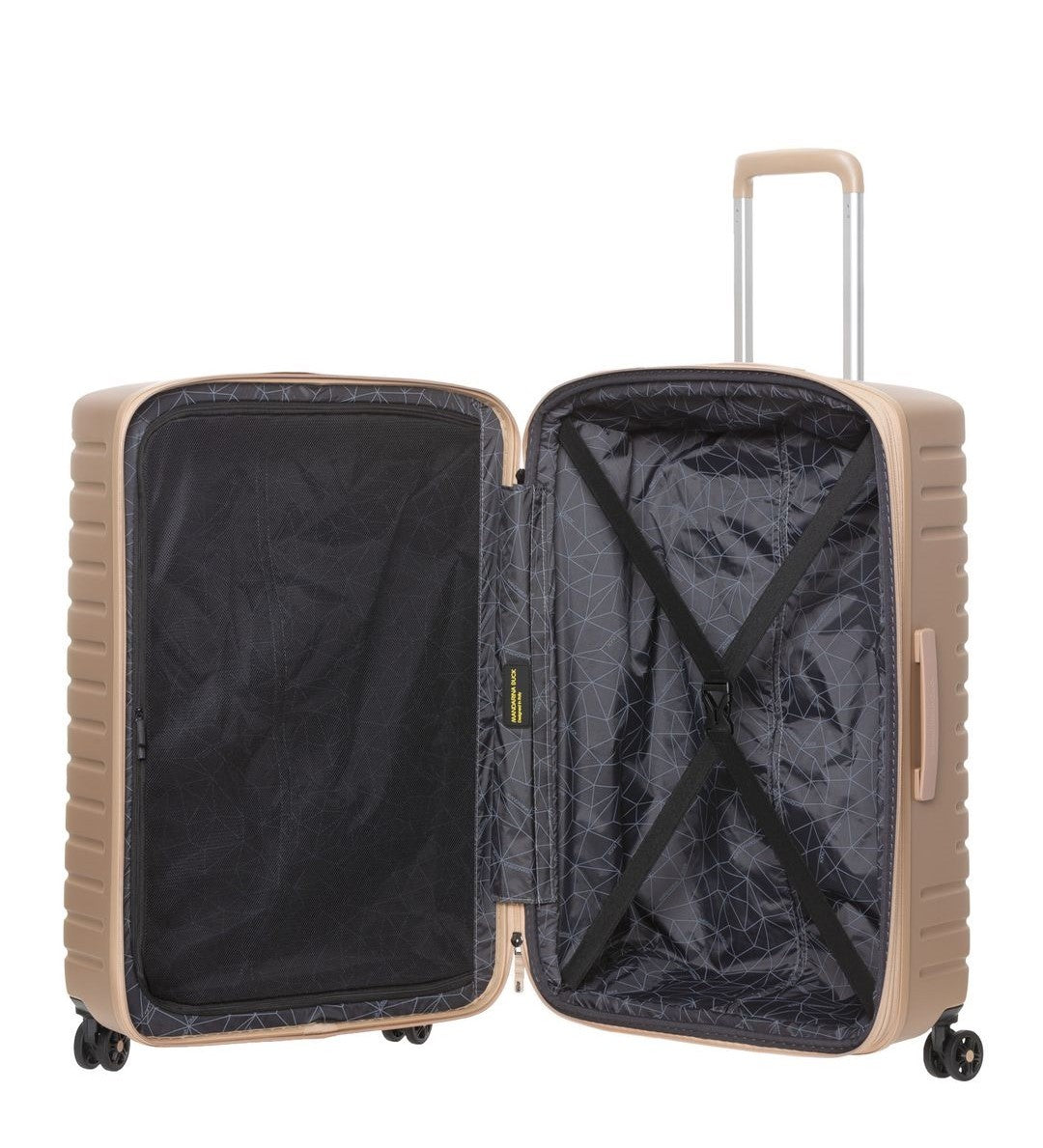 Mandarina Duck Flyduck Cabine à Roulettes, Noir, Cabin, Flyduck