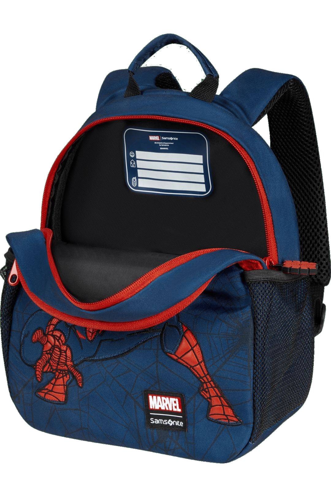 SAMSONITE Set della valigia per bambini e dello zaino S - Spiderman Web