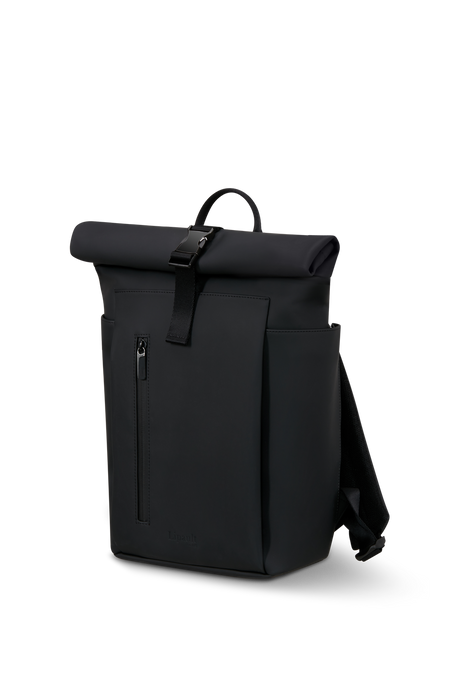 LIPAULT mochila mini rolltop LOST IN BERLIN - Black