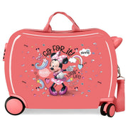 Lasten matkalaukku 2 monisuuntaista pyörää Minnie Loving Life