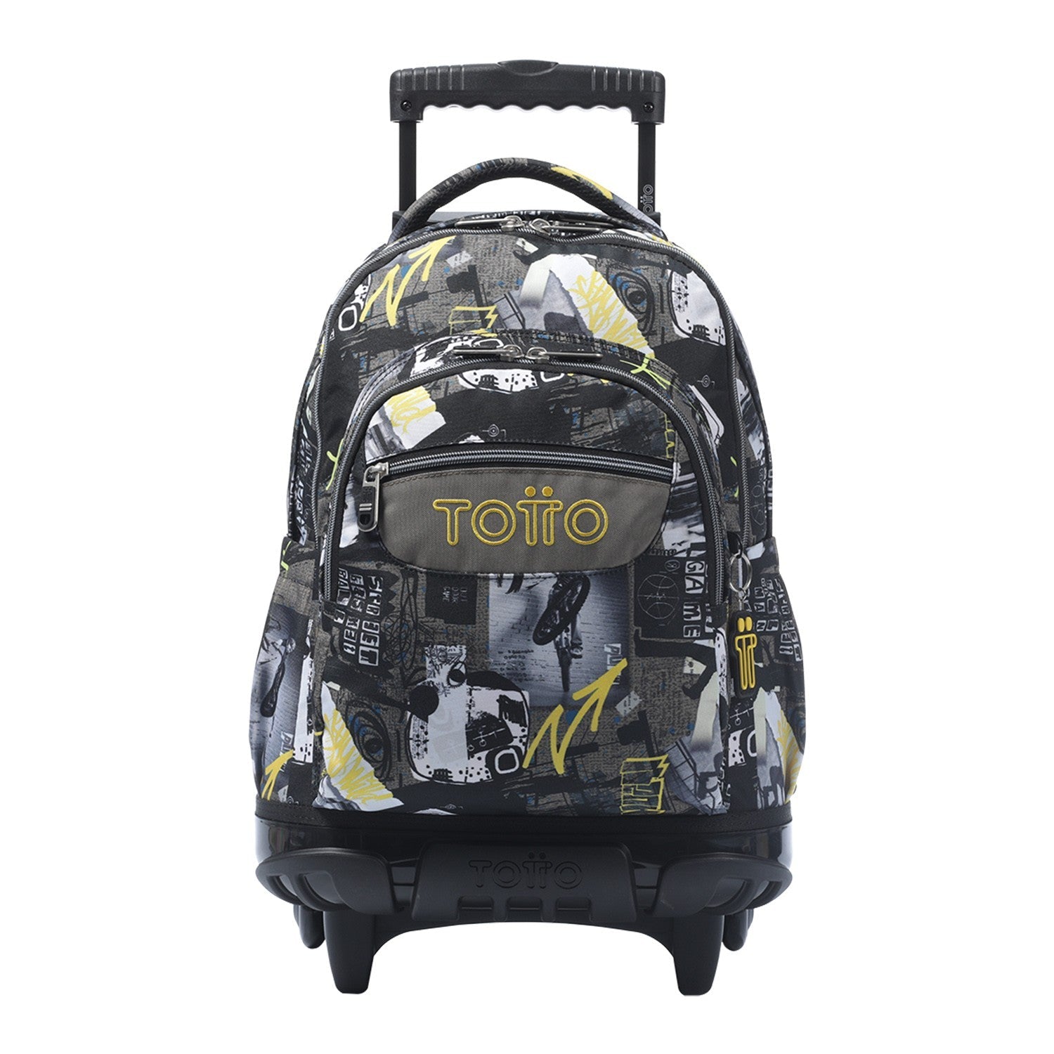 TOTTO School backpack with wheels - lines - 6CT Baski
