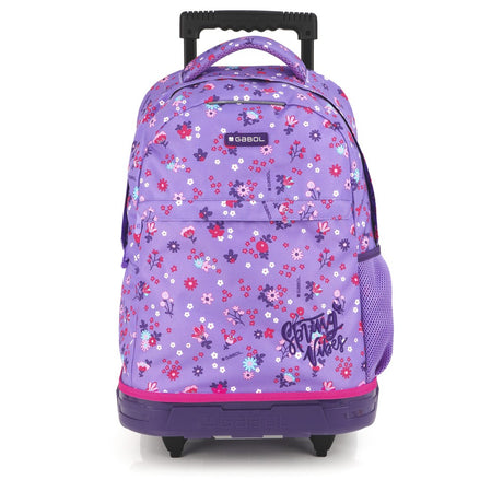GABOL Zaino scolastico con ruote VIOLET