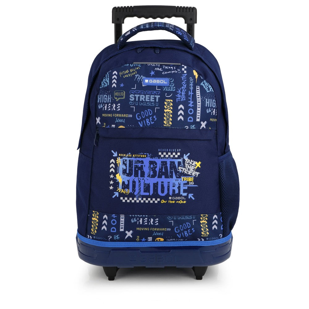 GABOL Zaino scolastico con ruote SKULL