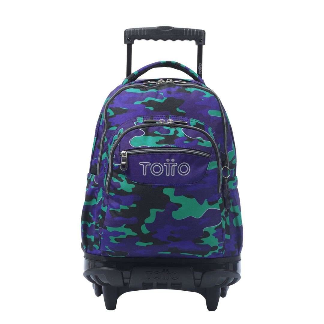 TOTTO School backpack with wheels - lines - 8JY Seli